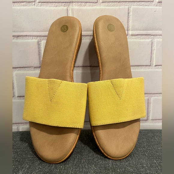 Women sandals yellow elastic band /size 9 - Picture 4 of 6